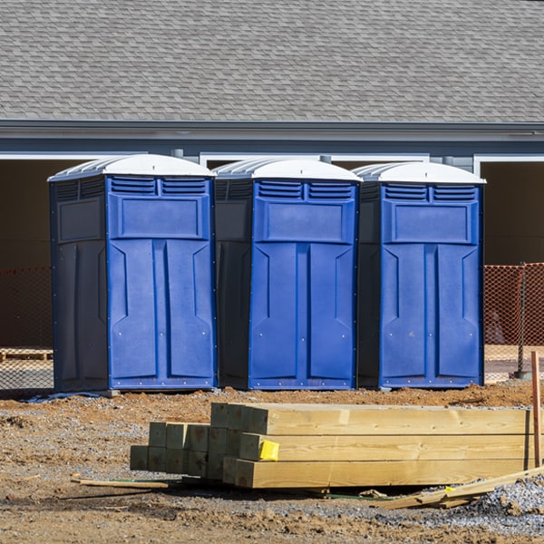 are there any restrictions on what items can be disposed of in the portable restrooms in Raysal WV